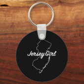 Jersey Girl New Jersey  キーホルダー (正面)