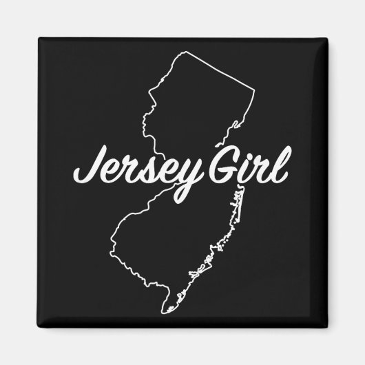 Jersey Girl New Jersey マグネット (正面)