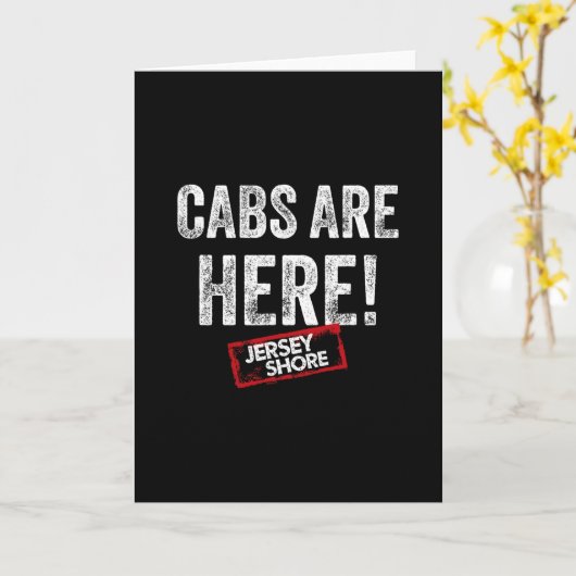 Jersey Shore - Cabs Are Here  カード (黄色い花)