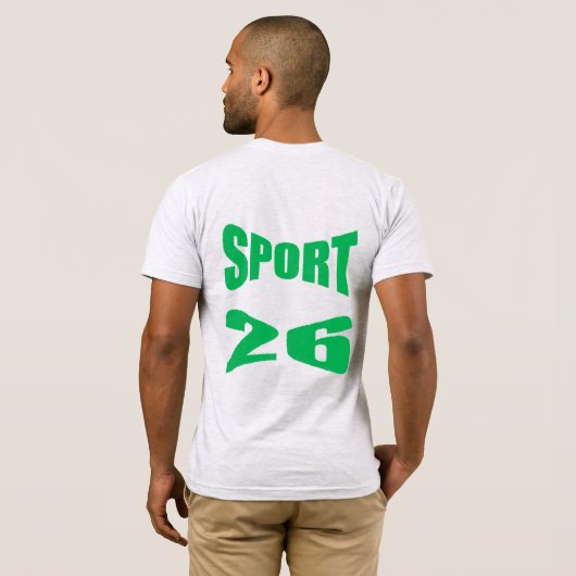  Jersey Short Sleeve T-Shirt back ash   SPORT  26 Tシャツ (裏面フル)
