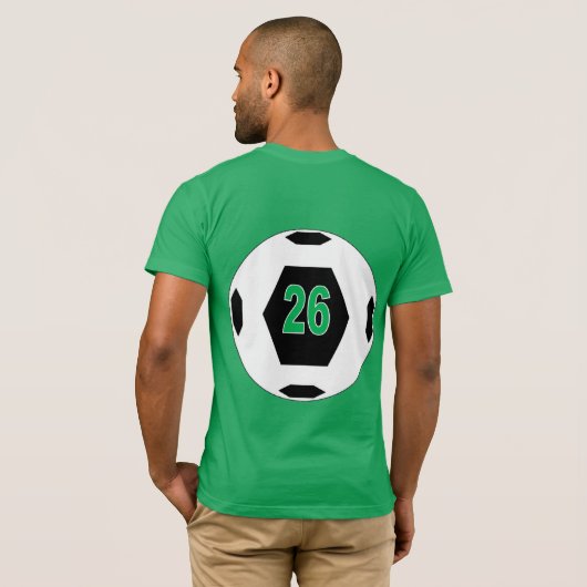 Jersey Short Sleeve T-Shirt back DESIGN SPORT 26 Tシャツ (裏面フル)