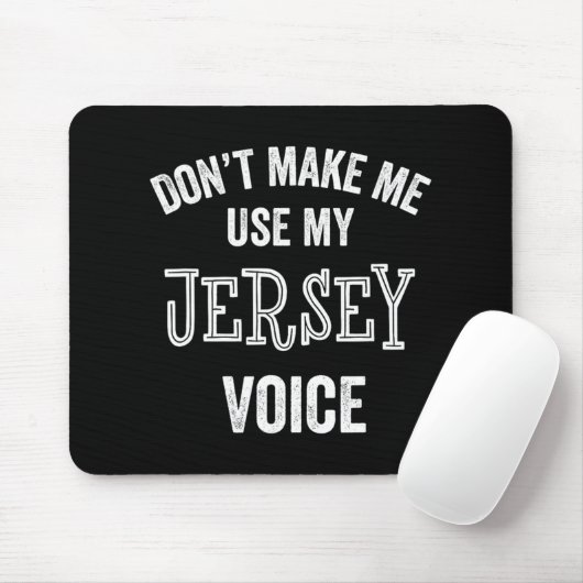 Jersey Voice Accent New Jersey Funny Gift Jerseyan マウスパッド (マウス)