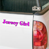 jerseygirl2 バンパーステッカー (トラック上)