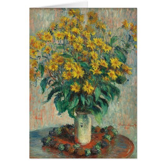 Jerusalem Artichoke Flowers by Claude Monet (正面)