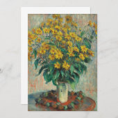Jerusalem Artichoke Flowers by Claude Monet (正面/裏面)