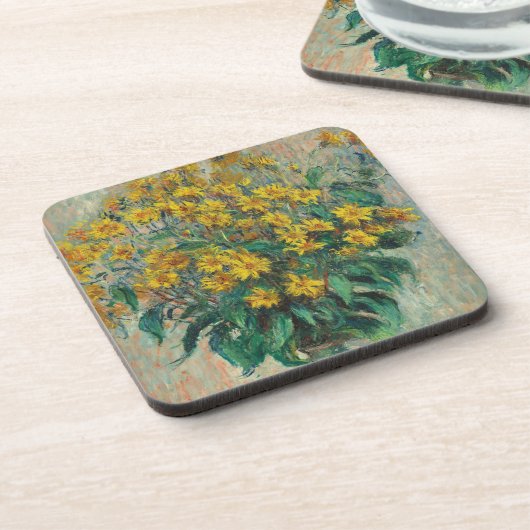 Jerusalem Artichoke Flowers by Claude Monet コースター (左側)