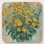 Jerusalem Artichoke Flowers by Claude Monet コースター<br><div class="desc">Jerusalem Artichoke Flowers (1880) by Claude Monetは、ヴィンテージの印象派のアート素晴らしフローラスチルライフの一つ絵画で、黄色いエルサレムのアーティチョークの花が花瓶に咲いている。アーティストについて：クロード・モネ(1840-1926)は印象派の運動の創始者であフランスのり絵画、その絵画の大部分は「空中に浮かぶ」（野外に浮かぶ）スタイル印象派の風景である。</div>