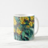 Jerusalem Artichoke Flowers by Claude Monet コーヒーマグカップ (正面右)
