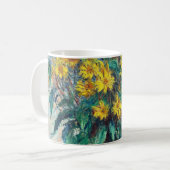 Jerusalem Artichoke Flowers by Claude Monet コーヒーマグカップ (正面左)