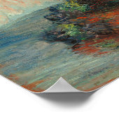 Jerusalem Artichoke Flowers by Claude Monet ポスター (角)