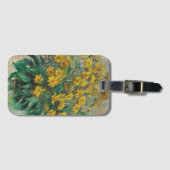 Jerusalem Artichoke Flowers by Claude Monet ラゲッジタグ (正面横)