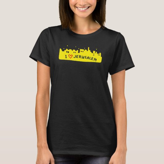 Jerusalem City Israel souvenir  for men women 4 Tシャツ (正面)