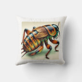 Jerusalem cricket 130924IREF210 - Watercolor クッション (裏面)