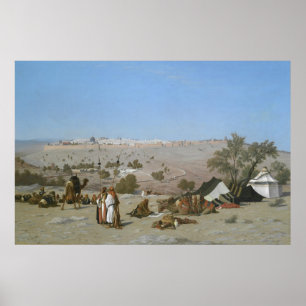 Jerusalem from the Mount of Olives 1880 ポスター