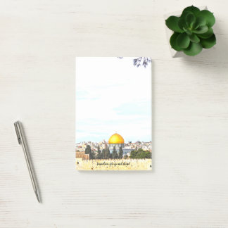 Jerusalem, get up and shine! - ポストイット