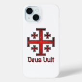 Jerusalem Knight Templar Crusader Cross Christian Case-Mate iPhoneケース (裏面)