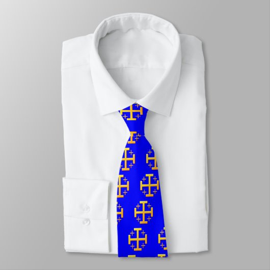 Jerusalemkreuz cross Jerusalem ネクタイ (タイ)