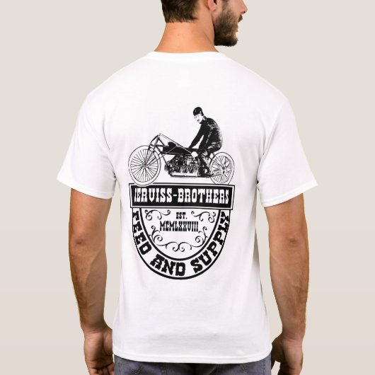 Jervis Brosの供給及び供給 Tシャツ (裏面)