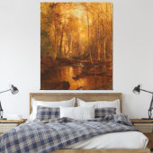 JERVIS McENTE – キャッツスキルの秋 – 1873 - キャンバスプリント (インサイチュ (寝室))