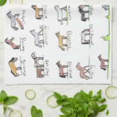 Jessの子馬 キッチンタオル (折り畳み)