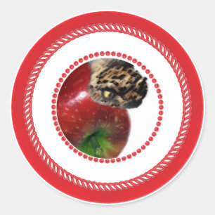 Jesseの木のAppleのステッカー ラウンドシール