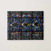 Jesseの西のfacadの尖頭アーチ窓の木 ジグソーパズル (横)