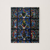 Jesseの西のfacadの尖頭アーチ窓の木 ジグソーパズル (縦)