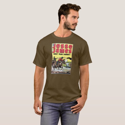 Jesseジェームスの列車の強盗 Tシャツ (正面フル)