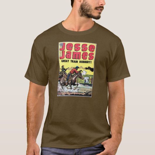 Jesseジェームスの列車の強盗 Tシャツ (正面)
