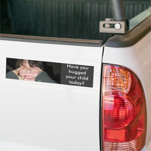jesse、あなたの子供を今日抱き締めましたか。 バンパーステッカー (トラック上)
