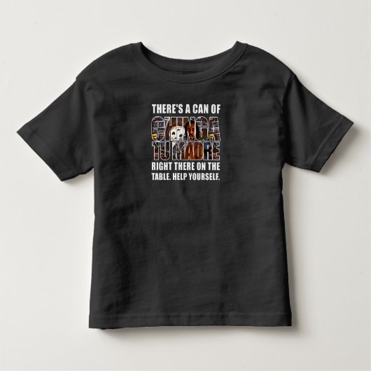 Jesse Borrego There’s A Can of Chinga Tu Madre トドラーTシャツ (正面)