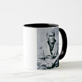 Jesse Chisholm (b/wの写真) マグカップ (正面右)