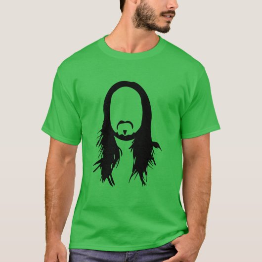 Jesse Pinkman Long Hair Steve Aoki retro Tシャツ (正面)