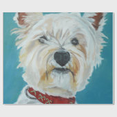 Jesse Westieの包装紙 ラッピングペーパー (フラット)