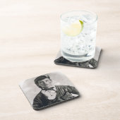 Jesse Woodsonジェームス(b/wの写真) コースター (右側)