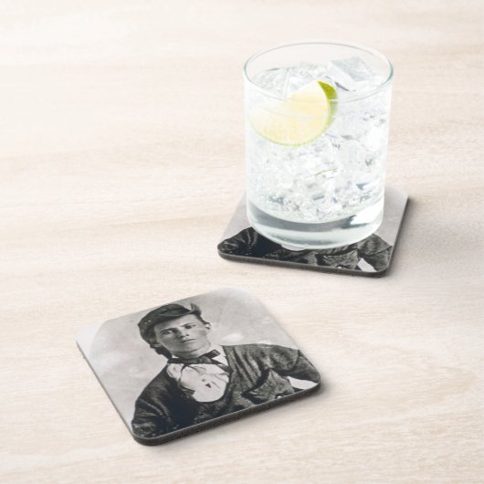 Jesse Woodsonジェームス(b/wの写真) コースター (右側)