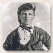 Jesse Woodsonジェームス(b/wの写真) コースター (正面)