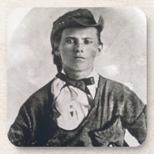 Jesse Woodsonジェームス(b/wの写真) コースター (正面)