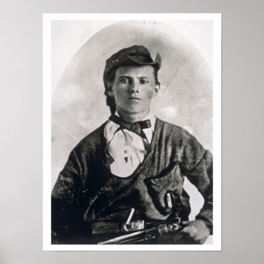 Jesse Woodson James （写真b/w） ポスター (正面)