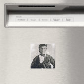 Jesse Woodson James （写真b/w） マグネット (インサイチュ (食洗機))