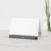 JESSICA ANNE FRANK "FALL" HOLIDAY CARD シーズンカード (裏面)