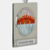 JESSICA ANNE FRANK "WINTER"  シルバープレートバナーオーナメント (右)