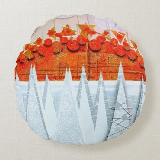 JESSICA ANNE FRANK "WINTER"  ラウンドクッション (正面)