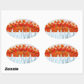 JESSICA ANNE FRANK "WINTER" Sticker 楕円形シール (シート)