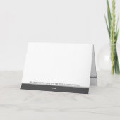 JESSICA ANNE FRANK "WINTER" Thank You Card サンキューカード (裏面)