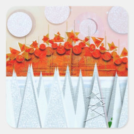 JESSICA ANNE FRANK "WINTER" Thank You Card スクエアシール