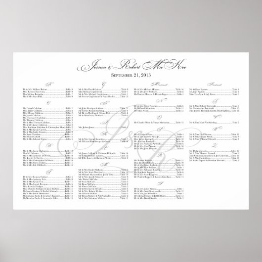 ***Jessica+Robert 36x24***専用 ポスター (正面)