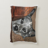 Jessie…テキサス州Heelerの枕 アクセントクッション (裏面(縦))