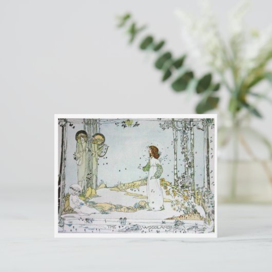 Jessie M. King – 森 ポストカード (スタンド正面)