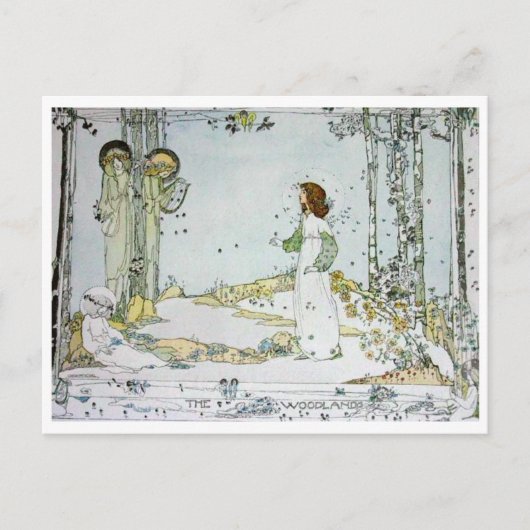 Jessie M. King – 森 ポストカード (正面)